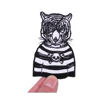 Patch Bordado Termocolante GYM MODE Para Roupas, Jaquetas, DIY, Estilo Punk, Animais, Fusível