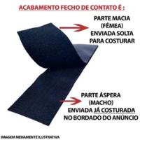 Patch Bordado Tipo Sanguíneo Ab+ Com Fecho De Contato