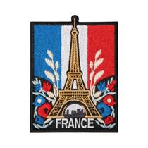 Patch Bordado Torre Eiffel França Termocolante Para Amantes De Viagem, Para Roupas, Bolsas, Bonés,