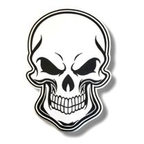 Patch Caveira emborrachado com tiras autocolantes Patch Caveira emborrachado com tiras autocolantes