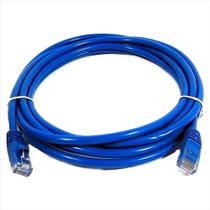 Patch Cord Cabo de Rede CFTV RJ45 Cat-6 2m Rede Gigabit Conexão Rápida e Confiável - IT-BLUE