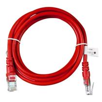PATCH CORD CAT 5E 1,5 m VERMELHO HOMOLOGADO - AD CONNECT