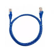 Patch cord cat.5e 1,5m azul plus cable