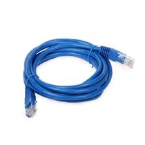 Patch cord cat.5e 2,5m azul plus cable