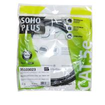 PATCH CORD CAT.5E 2,5m PRETO SOHO PLUS 35103023 FURUKAWA