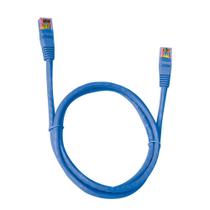 Patch cord cat.5e 5m azul plus cable