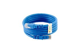 Patch cord cat.6 utp - 1,5m - azul - kit 100un - ADCONNECT