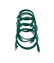 Patch cord cat5 0.5mt 26awg (verde)- kit 5un
