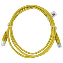Patch Cord Cat5e 100% Cobre 1,5m Homologado Anatel Amarelo