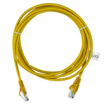 Patch Cord Cat5e 100% Cobre 2,5m Homologado Anatel Amarelo