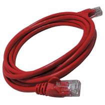 Patch Cord Cat5e 100 Cobre 2,5m Homologado Anatel Vermelho
