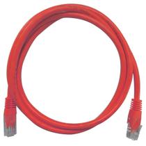 Patch Cord Cat6 100% Cobre 1,5m Homologado Anatel - Vermelho - Pier Telecom