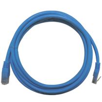 Patch Cord Cat6 100% Cobre 2,5m Homologado Anatel - Azul