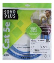 Patch Cord CAT6 2,50m Soho Plus