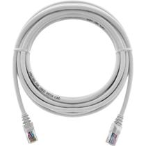 Patch Cord Cat6 Branco 6,5 Metros 100% Cobre Rede