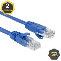 Patch Cord Cat6 CCA Azul 2 Metros