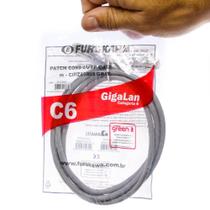 Patch Cord Cat6 GigaLan Cinza - Furukawa Patch Cord Cat6 GigaLan Cinza - Furukawa