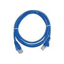 Patch cord cca cftv cat5 26awg 1m azul