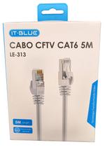 Patch Cord Cftv Cabo de Rede Cat6 5 Metros Cabo de Internet Patch Cord Cftv Cabo de Rede Cat6 5 Metros Cabo de Internet