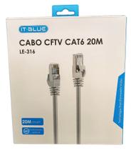Patch Cord Cftv Cabo Rede Cat6 20 Metros Cabo de Internet Patch Cord Cftv Cabo Rede Cat6 20 Metros Cabo de Internet