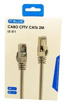 Patch Cord Cftv Rede Cat6 2 Metros Cabo de Internet