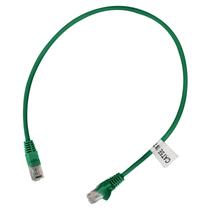 Patch Cord Flexível Cat5e 100% Cobre 0,5 Metros Homologado Anatel - Verde