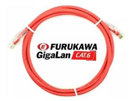 Patch Cord Furukawa Gigalan Cat6 1,50 Mts Vermelho 35123232 Patch Cord Furukawa Gigalan Cat6 1,50 Mts Vermelho 35123232