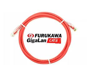 Patch Cord Furukawa Gigalan Cat6e 1,00 Metros Vermelho Patch Cord Furukawa Gigalan Cat6e 1,00 Metros Vermelho