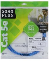 Patch Cord U/utp Furukawa Sohoplus Cat5e Cmx 1.5m Azul-Claro Patch Cord U/utp Furukawa Sohoplus Cat5e Cmx 1.5m Azul-Claro