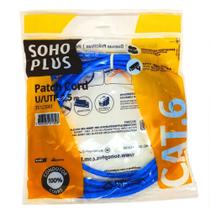 Patch Cord U/utp Furukawa Sohoplus Cat6 Cmx t568a 2,5m Azul Claro Certificado