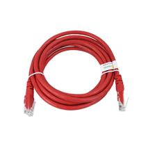 Patch Cord UTP 100% Cobre Cat6 2,5m Homologado Anatel - Vermelho