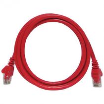 Patch cord utp cat6 26awg padrao 568b 2.5m vermelho