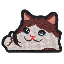 Patch de apliques bordado AOZUO Funny Cry Cat for Gear