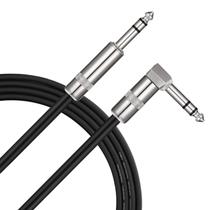 Patch de áudio estéreo balanceado TRS Cable Donner de 4,5 m de 1/4”
