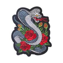 Patch De Bordado Punk Para Motocicleta, Termoadesivo Para Roupas, Adesivo De Animal