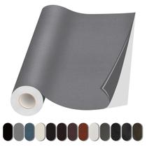 Patch de reparo de couro Lifeshoon Self Adhesive 43x200cm cinza