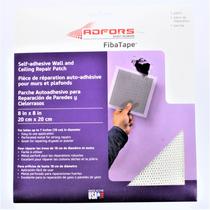 Patch de reparo de parede FibaTape 20x20 cm de alumínio autoadesivo