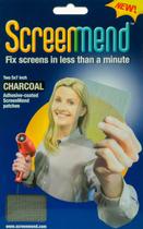 Patch de reparo de tela Screenmend 13x18 cm Charcoal, pacote com 2