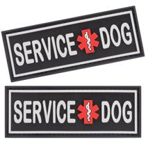 Patch Dogline Service Dog para arnês e colete Patch Dogline Service Dog para arnês e colete