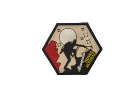 Patch Emborrachado 3d Com tiras autocolantes Costurado