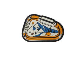 Patch Emborrachado 3d Com tiras autocolantes Costurado