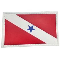 Patch Emborrachado Bandeira Brasil Estados Unidos e Outros