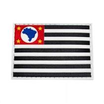 Patch Emborrachado Bandeira Brasil Estados Unidos e Outros