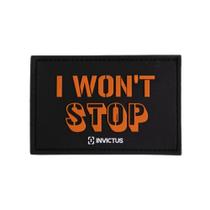 Patch Invictus I Wount Stop - Chumbo