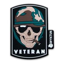Patch Invictus Veterano Caveira tiras autocolantes Original