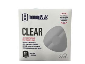 Patch Monotype Clear, Adesivo De Monitor Glicose, Com 10 Und