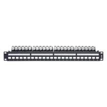 Patch Panel 24 Portas 19 Polegadas Cat.5E/6/6A Linkeo Legrand - 632850 - Descarregado com Guia Traseiro Metálico - 632850