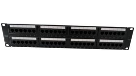 Patch Panel 48 Portas Cat5e C/ Guia La-p548 Pluscable