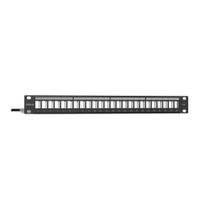 Patch Panel Blindado Descarregado Intelbras 24Portas Ppdb24P