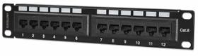 Patch Panel Intellinet 720748 10 Cat6 12 portas 1U preto